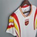 Spain 1996 Away White Soccer Jersey